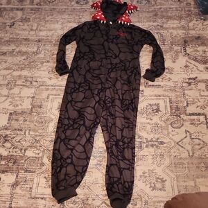 New Stranger Things Medium Soft One Piece Zip Up Outfit/pjs/costume.